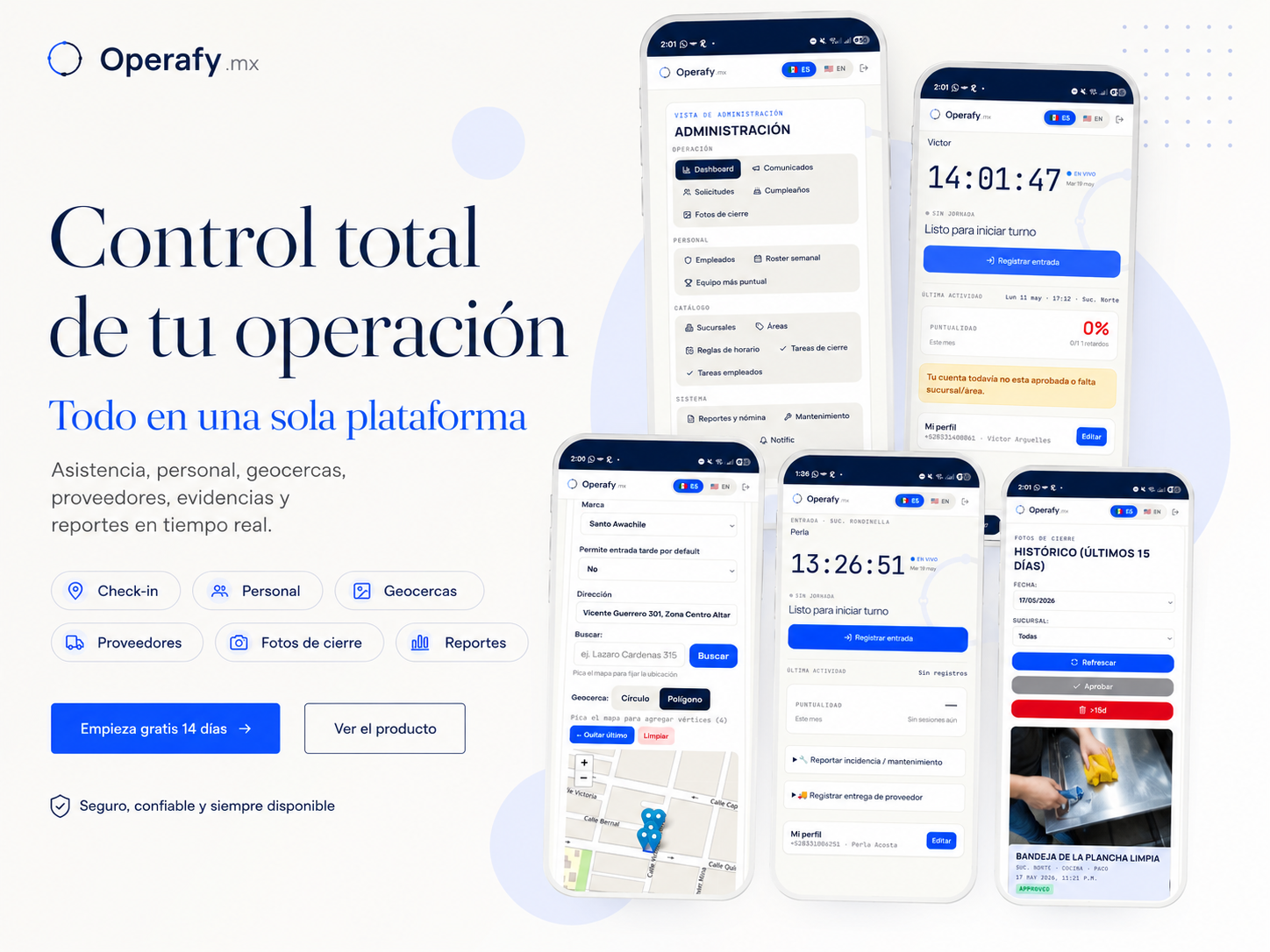 Operafy — Software multisucursal para dueños y gerentes